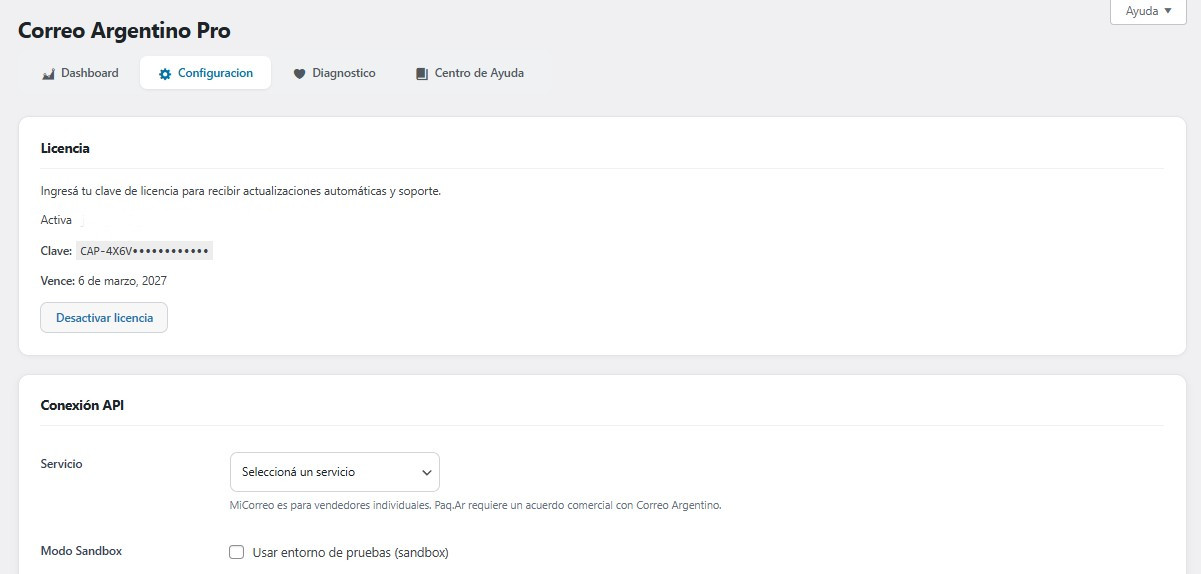 Correo Argentino Pro 2